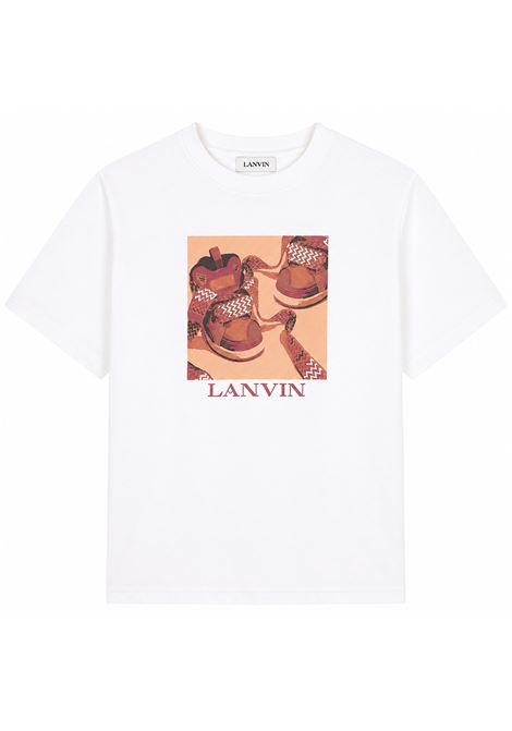 T-shirt con stampa LANVIN KIDS | N30428117
